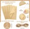 50 Pack Rustic Kraft Baby Shower Gifts Bag with Tissue Papers Baby Shower Paper Bags with Handle and 50 Tissue Tags Twine for Guests Gifts Gender Reveal Favors